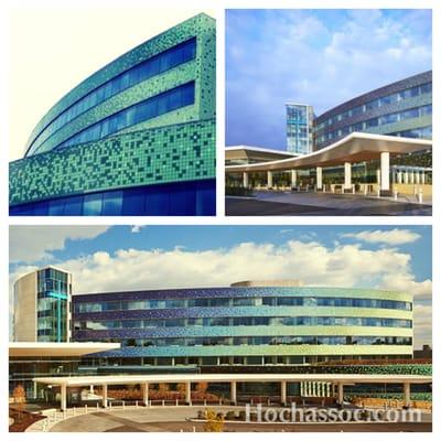 Mercy West Hospital 
Cincinnati, Ohio
Engineering and design for the precast horizontal ribbon panels