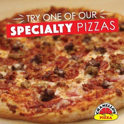 Like our Meat Lovers; made with Pepperoni, Sausage, Meatballs, Ham and Bacon!