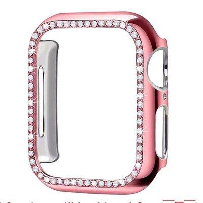 Pink Rhinestone apple watch case