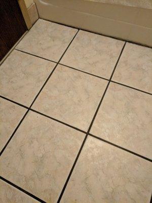 Bathroom floor