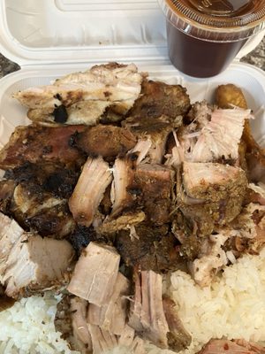 Jerked Chicken and Pork Combo w/o sauce