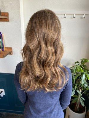 Sun kissed highlights