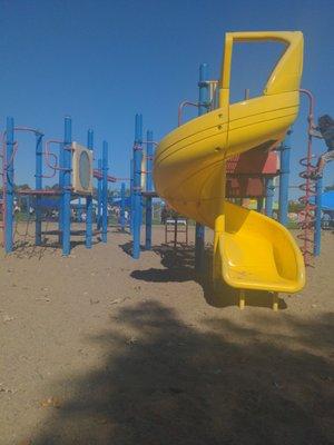 The playground at the community center.