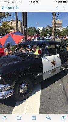 Old police car