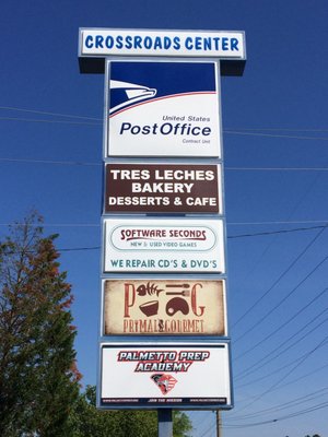 US Post Office sign