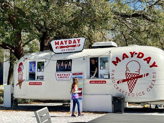 Ice cream trailer