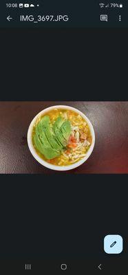 Chicken tortilla soup