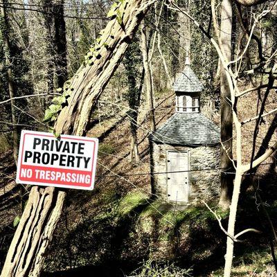 PRIVATE PROPERTY  NO TRESPASSING   --Lake Roland