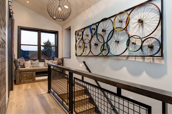 Bike Wheel Decor