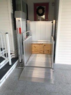 Wheelchair lift for home