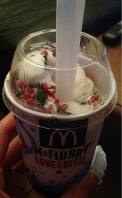 It's beginning to look a lot like Christmas...the peppermint McFlurry is here!