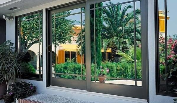 Upgraded modern sliding glass door