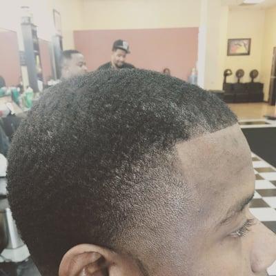 Wave length with bald taper