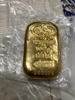 Gold bullion