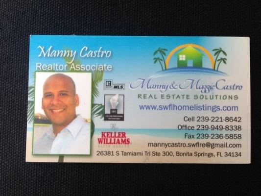 Manny Castro - Keller Williams Elite Realty