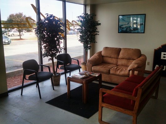 Relax in our clean comfortable waiting room.