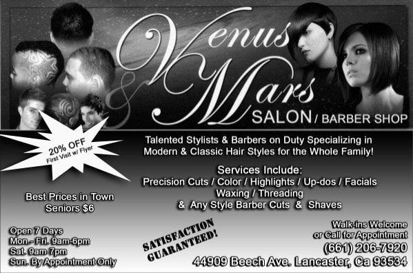 Print out and bring to the salon for 20% discount. Not valid with other offers or senior discounts.