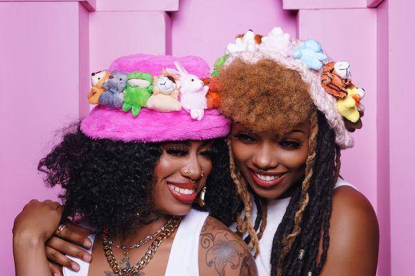 Clush Apparel: Mini Stuffed Animal Bucket Hat & Crochet Beanie