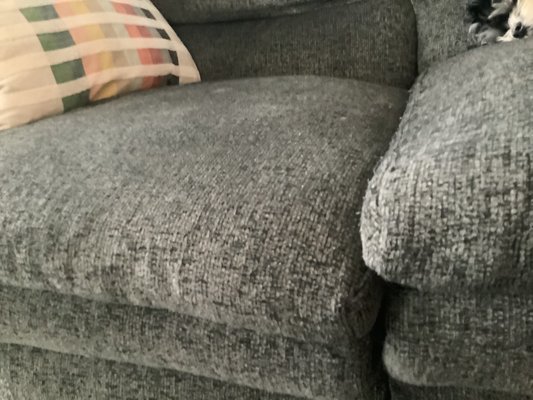 Sunken in couch seat