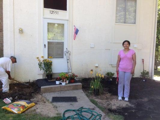 Common mistake that home inspectors find is water flowing toward the foundation of the house...