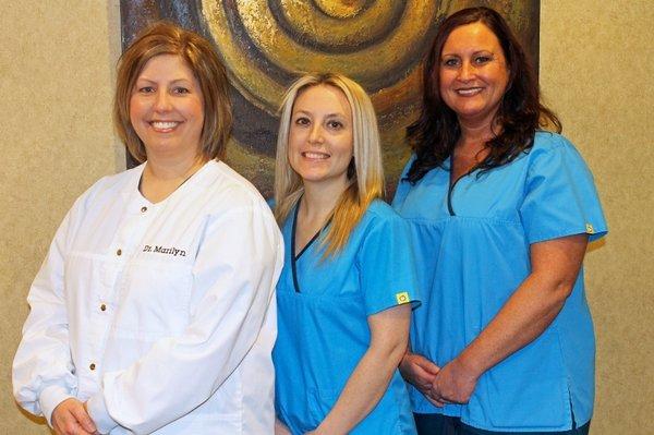 Dr Machusick and Hygienists Amanda & Kim