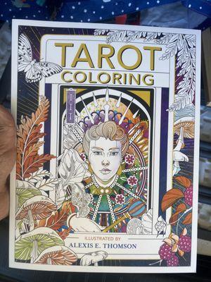 Tarot activity book with meaning of each card