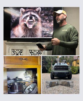 We provide training, as well as certifications through the National Wildlife Control Operators Association.