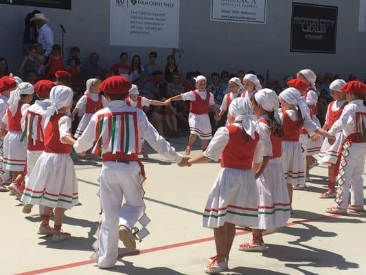 Basque Dancing.