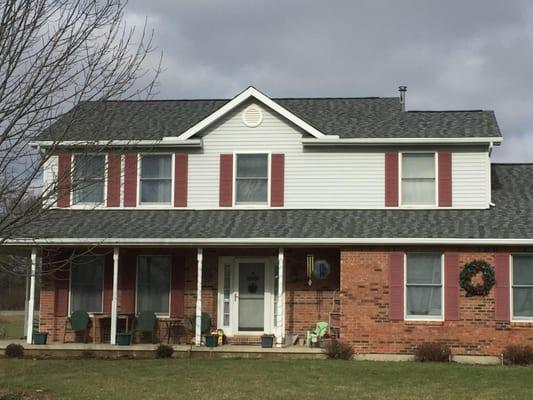 GAF Timberline American Harvest roof replacement in Dayton, OH.