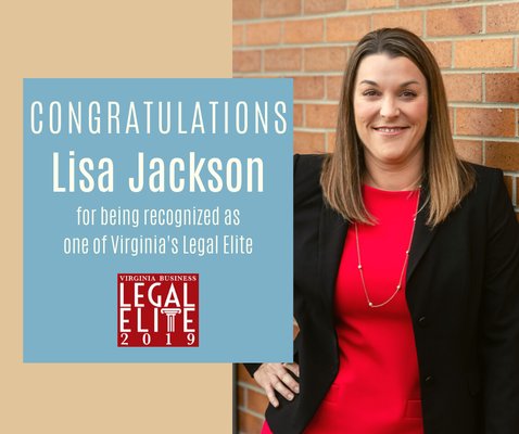 Senior Associate Lisa Jackson wins Legal Elite.