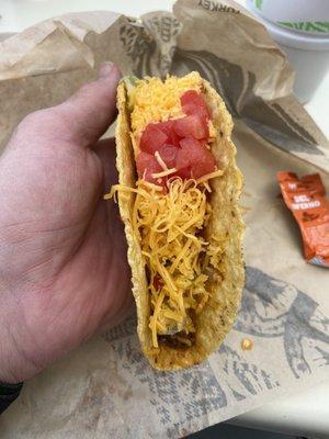 Crunchy taco