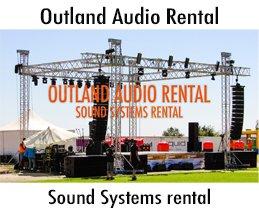 Outland Audio Rentals and Sound Systems Rental serving all of Los Angeles