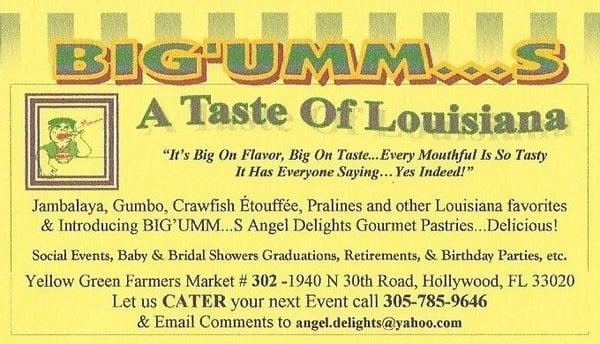 Big' Umm...s, A Taste of Louisiana