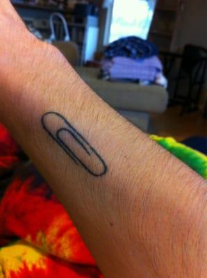 Awesome paper clip done by Amelia at alley cat!