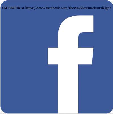 Follow us on facebook at   https://www.facebook.com/thevinyldestinationraleigh/