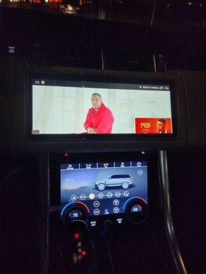 12 inch Android Screen and AC Control unit.