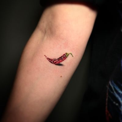 chili pepper by resident artist Fabio