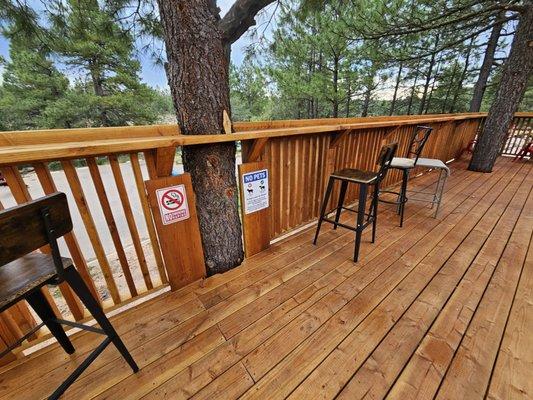 Lake Store back patio deck