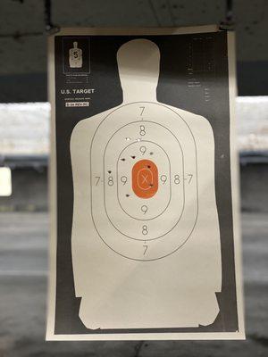 Target at range