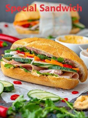 Asian Ham Hoagie