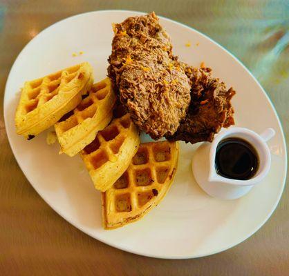 Jerk Chicken & Waffles