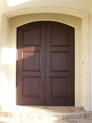 Custim Impact Mahogany Entry Door