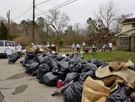 Hurricane relief effort is N emotional experience