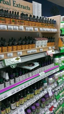 We have many herbal tinctures and capsules. We have herb pharm as well as herbalist and alchemist. We can special order!