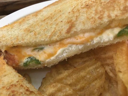 Jalapeno Popper sandwich...