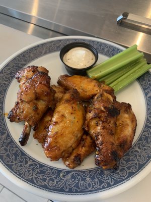 Wings with SAYC Signature Sweet and Heat Sauce