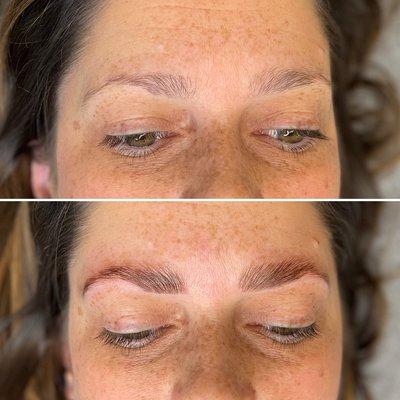 Brow Lamination, Wax & Tint