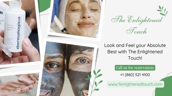 The Enlightened Touch specializes in Facials, LED, Micro-Current, Peels, Waxing, Lash & Brow Tinting, Reiki, Integrative Energy Therapy