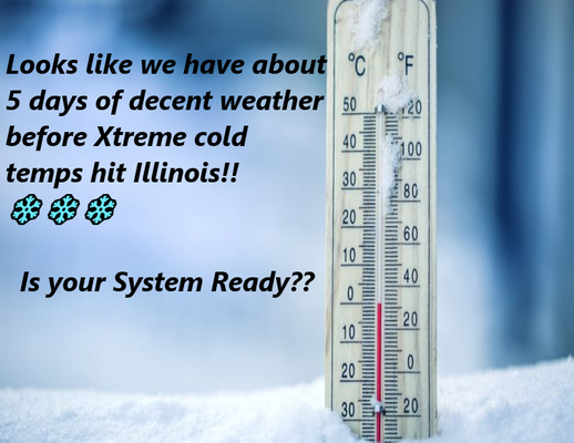 Is your system ready for Illinois Weather????