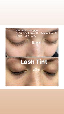 If you have naturally light or blonde lashes, you'll definitely see the most dramatic difference with an eyelash tint